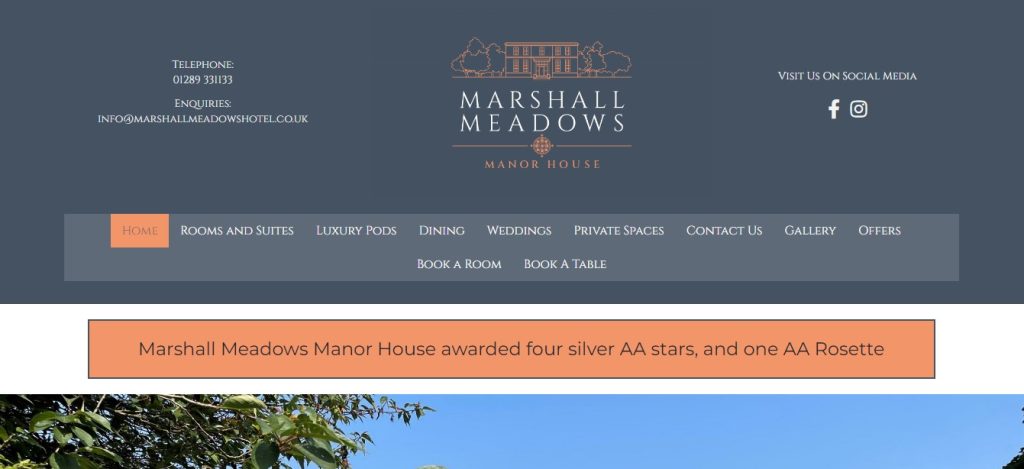 Marshall Meadows Manor House - www.marshallmeadowsmanor.co.uk