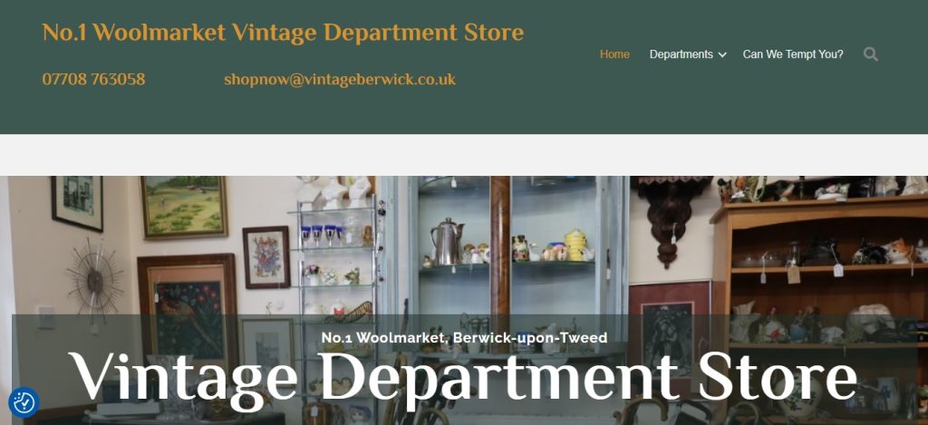 No1 Woolmarket Vintage Department Store - www.vintageberwick.co.uk